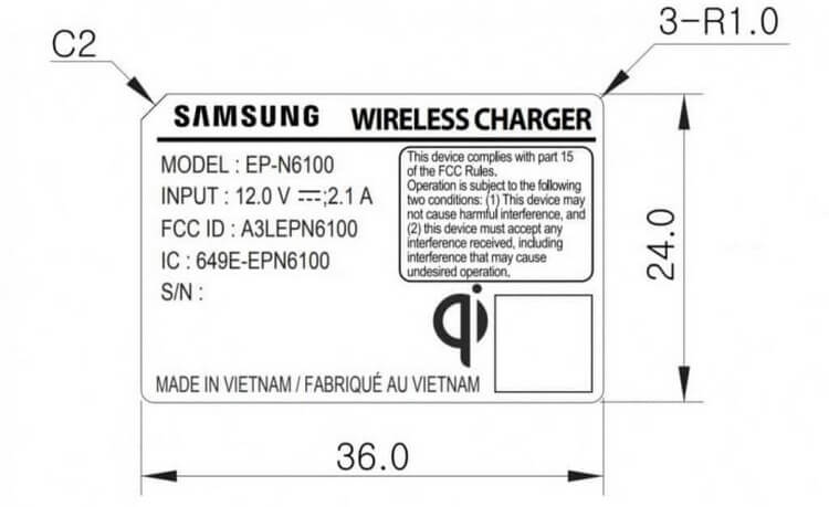 Galaxy Note 9 получит поддержку скоростной беспроводной зарядки.. Беспроводная зарядка Samsung.. Фото.