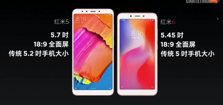 Xiaomi Redmi 6 и 6A — шаг назад? Фото.