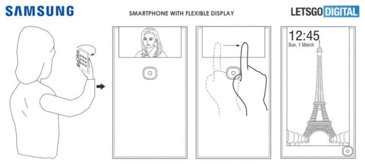 Samsung уже знает — смартфону будущего селфи-камера не нужна. Samsung патентует смартфон без селфи-камеры. Фото.