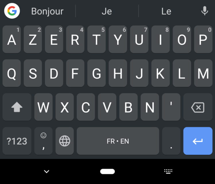Что нового в Android P Developer Preview 4? Детали обновления. Иконка клавиатуры в окне навигации. Фото.