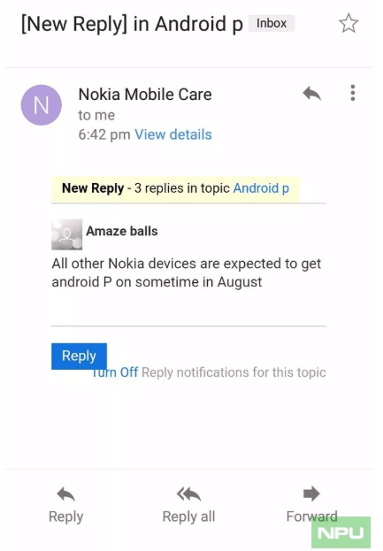 Когда Nokia обновит смартфоны до Android P. Ответ представителя компании. Фото.