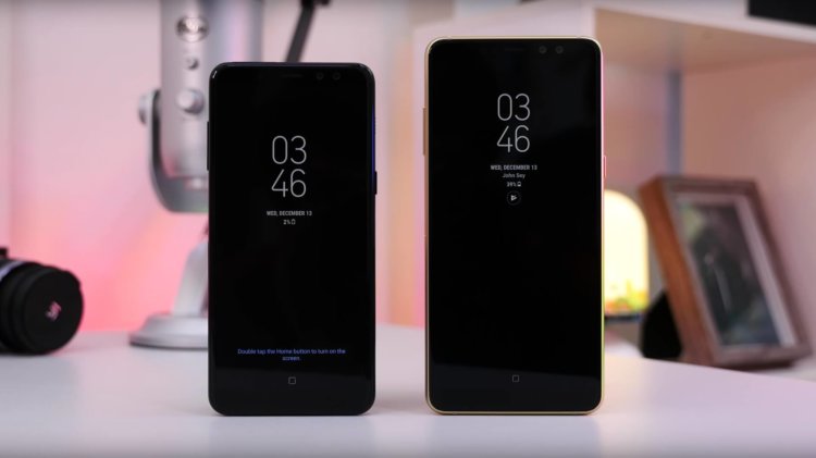 Galaxy A7 2018: новый безрамочник от Samsung по приемлемой цене. Фото.