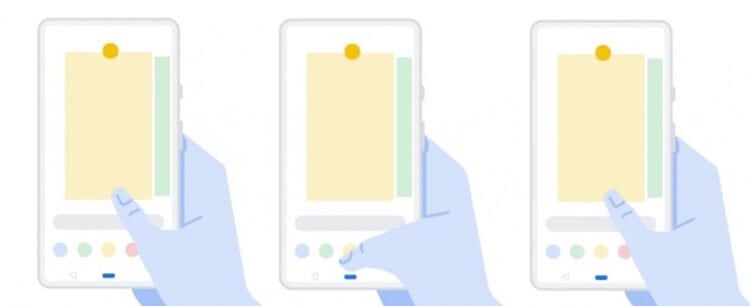 Google уберёт из Pixel 3 традиционные кнопки навигации. Как будем управлять смартфоном? Фото.