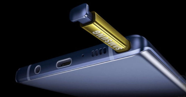 Samsung официально представила Galaxy Note 9 с новым пером S Pen. Galaxy Note 9 — S Pen. Фото.