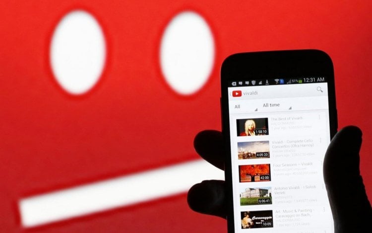 YouTube начал рекомендовать лучшие смартфоны для просмотра видео. Фото.