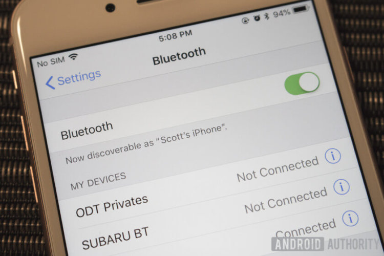 Фанат Android провёл неделю с iPhone и поделился своим мнением. Bluetooth. Фото.