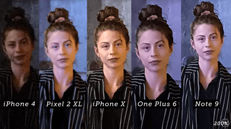 Galaxy Note 9 vs Pixel 2 XL vs iPhone X vs OnePlus 6: определяем лучшую камеру. Вторая сцена. Фото.