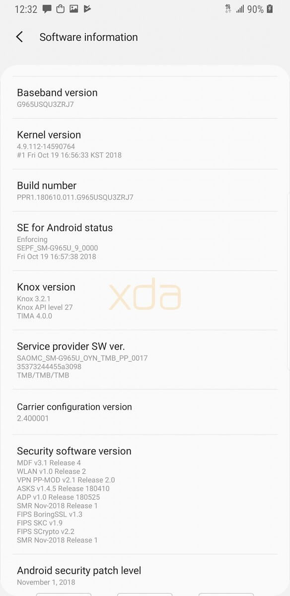 Android 9 Pie для Samsung Galaxy — новые жесты и скриншоты. Samsung Experience 10 с Android 9 Pie для Samsung Galaxy. Фото.