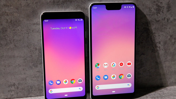 Лучшие компактные смартфоны (2018). Google Pixel 3. Фото.