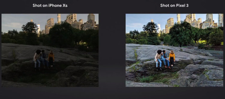 Google: камера Pixel 3 лучше, чем у iPhone XS. Да неужели? Google Pixel 3 и iPhone XS — чья камера лучше. Фото.