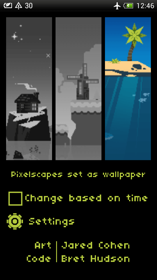 Pixelscapes Wallpaper — живые обои ещё никогда не были такими уютными. Фото.