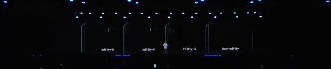Samsung представила революционный гибкий дисплей Infinity Flex. Гибкий дисплей. Фото.