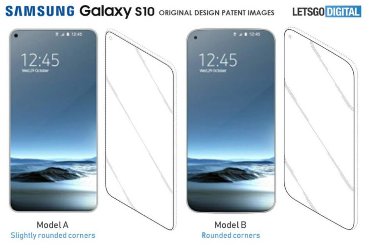 Samsung показала, как может выглядеть Galaxy S10. Фото.