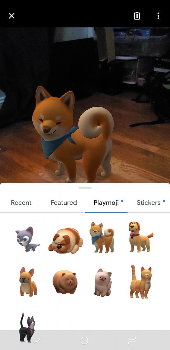 AR-стикеры Google Playground портировали на все смартфоны с поддержкой AR Core. Фото.