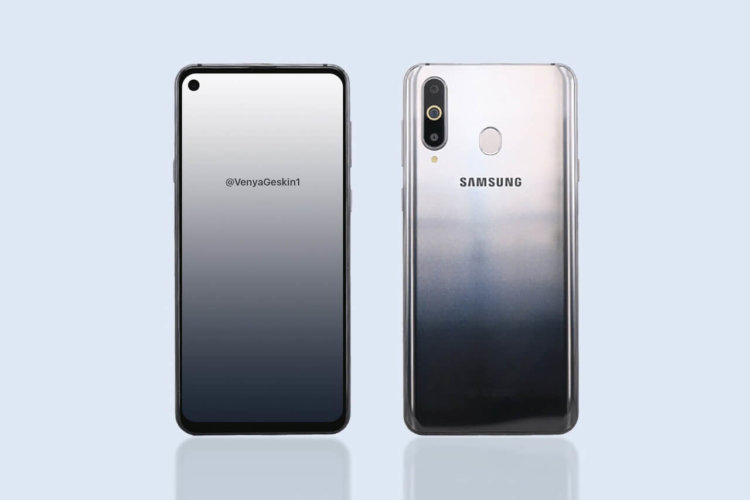 Samsung Galaxy A8s, вероятно, самый красивый смартфон компании. Фото.
