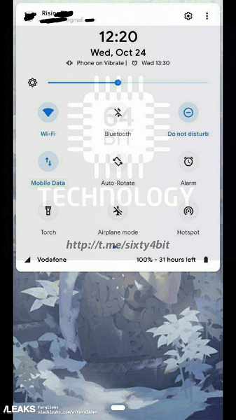 Опубликован первый скриншот Android 9.1. Фото.