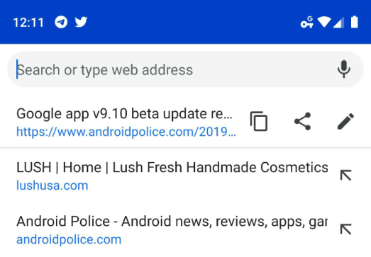 Google сделала Chrome для Android по-настоящему удобным. Наконец-то. Как вставить адрес в Chrome по-новому. Фото.