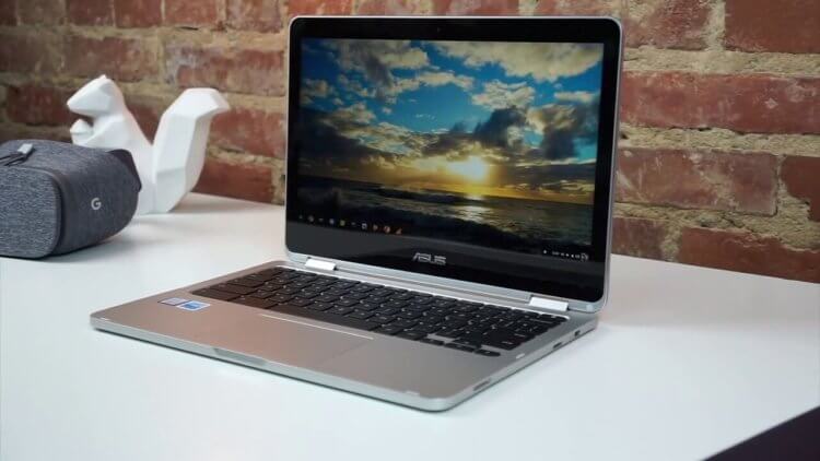 Топ-10 лучших Chromebook на Google Chrome OS. ASUS Chromebook Flip C302. Фото.