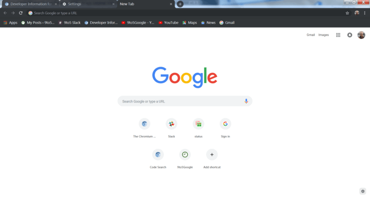 Как включить тёмную тему в Google Chromе на Windows? Галерея изменений. Тёмная тема Google. Фото.