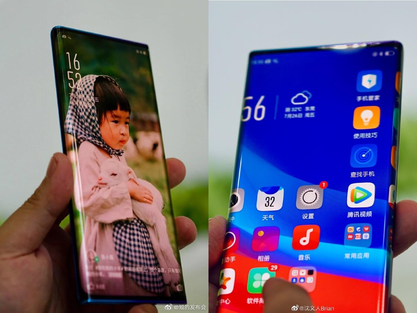 Китайский Galaxy Note Edge на максималках. Зачем OPPO нужен загнутый дисплей? Фото.