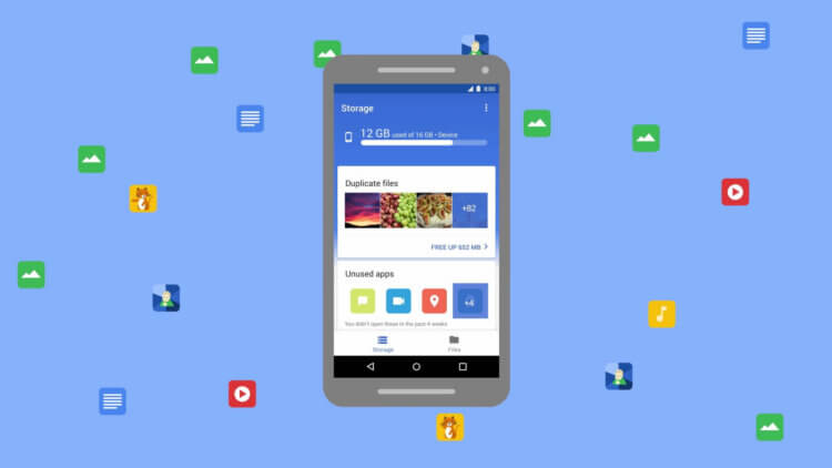 Приложение Google Files для Android объявило войну мемам. Фото.
