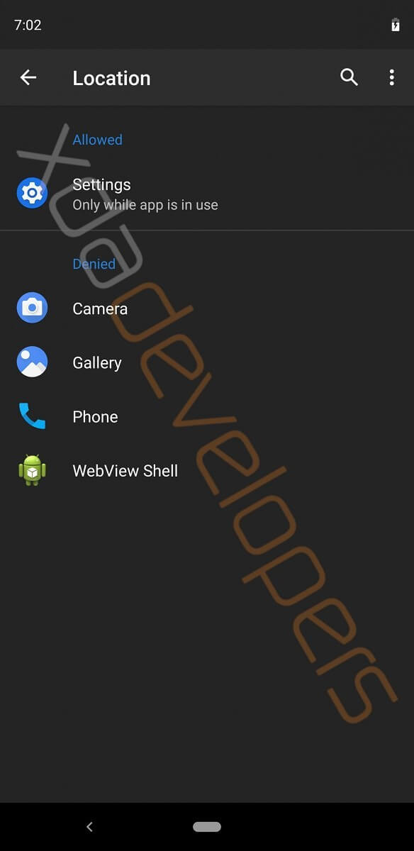Первый взгляд на Android Q: тёмная тема, режим рабочего стола. Обновленные разрешения приложений. Фото.