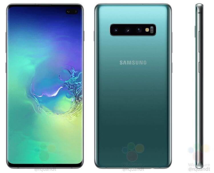Самые ожидаемые смартфоны февраля (2019). Samsung Galaxy S10. Фото.