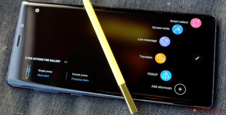 Лучшие Android-смартфоны для активных пользователей (2019). Samsung Galaxy Note 9. Фото.