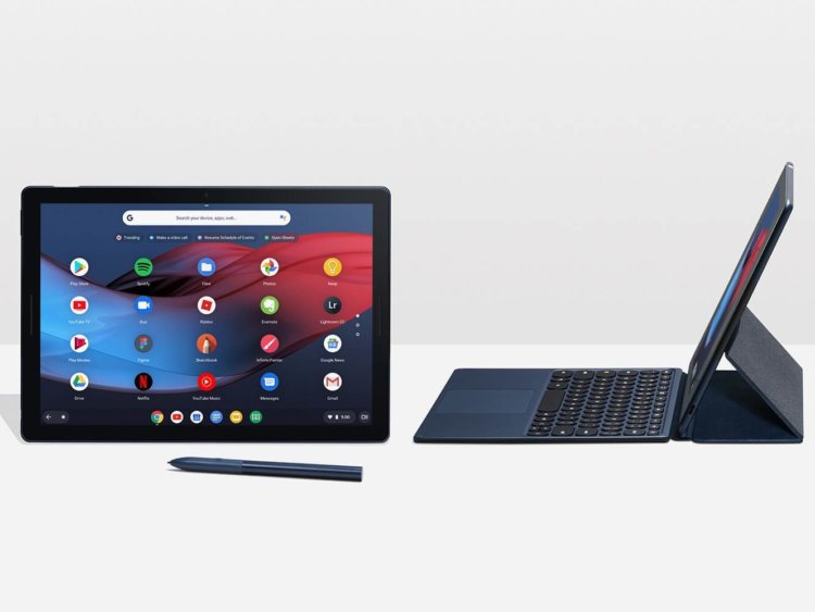 Лучшие Chromebook-планшеты начала 2019 года. Google Pixel Slate. Фото.