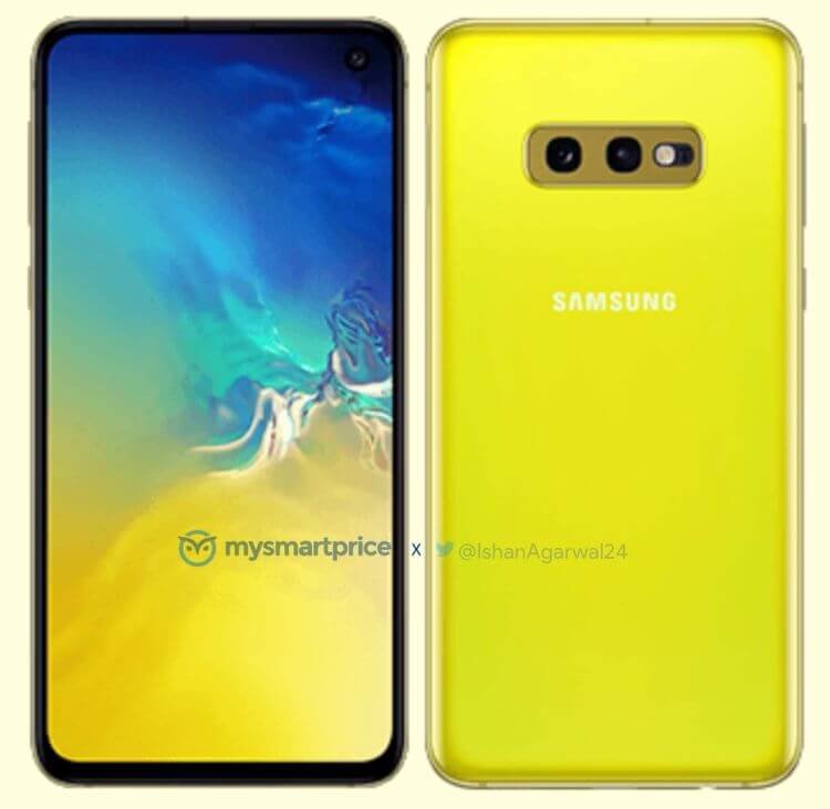 Samsung Galaxy S10e в новом канареечном цвете составит конкуренцию iPhone XR. Но что же в премиум сегменте? Фото.