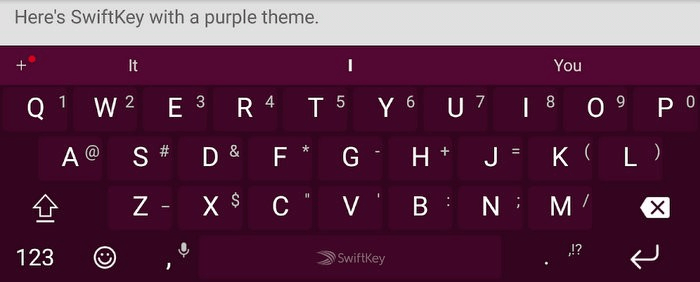 5 альтернативных клавиатур для вашего Android-смартфона. SwiftKey. Фото.