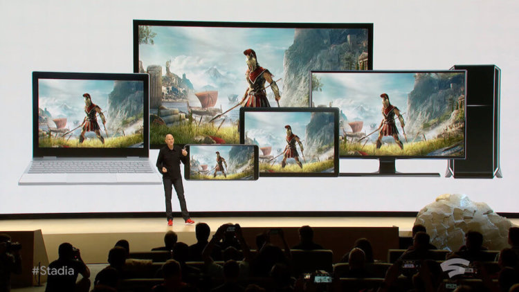 Google только что анонсировала свой игровой сервис Stadia. Фото.