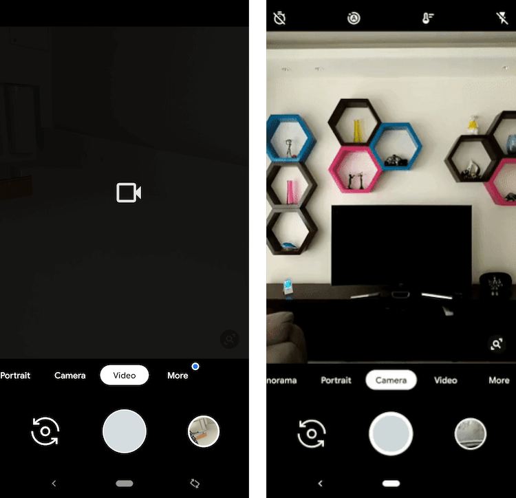 Обновилось приложение Google Камера: разбираемся, что нового. Новые анимированные переходы. Фото.