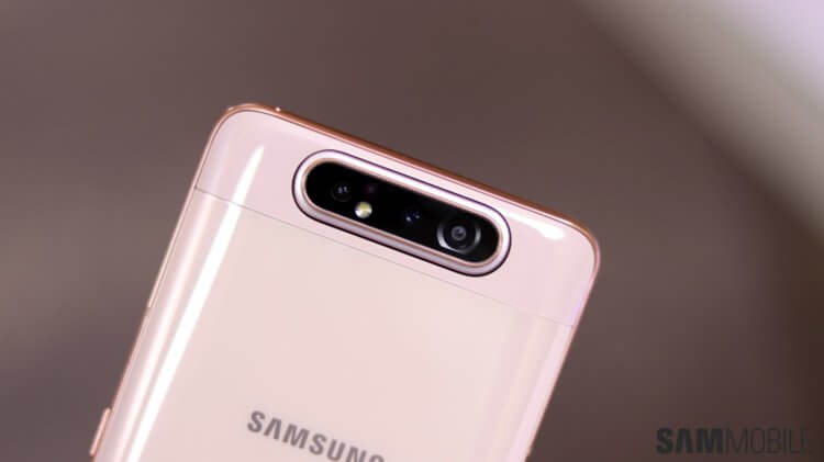 Samsung представила полноэкранный Galaxy A80 с поворотной камерой и быстрой зарядкой. Характеристики Galaxy A80. Фото.