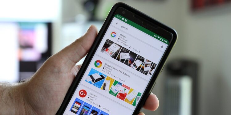 Google будет продвигать замену самой себе через Google Play. Фото.