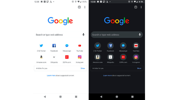 Как включить новый тёмный режим в Google Chrome на Android -  AndroidInsider.ru
