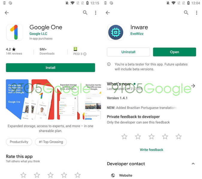 Google провела редизайн Google Play, но скрыла его от пользователей. Обновление Google Play. Фото.