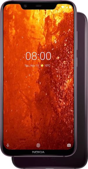 6 лучших смартфонов под управлением Android One. Nokia 8.1. Фото.