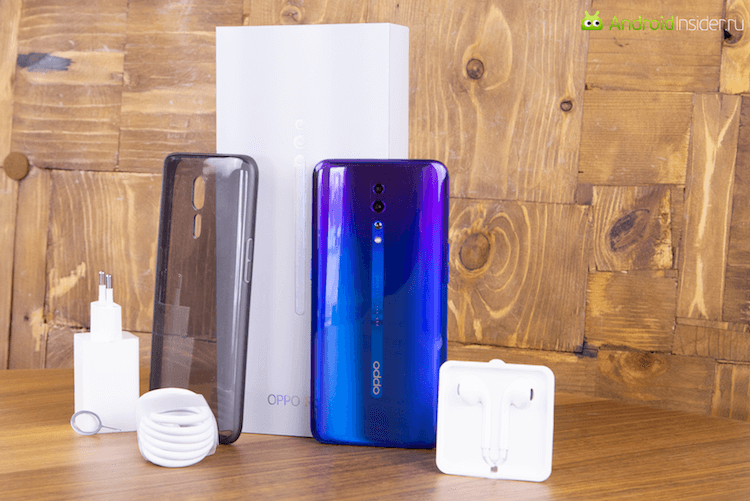 OPPO Reno Z — младший брат флагмана.. Комплект поставки и внешний вид.. Фото.