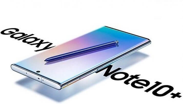 Официальные рендеры Samsung Galaxy Note 10+ и Watch Active 2. Отверстие под камеру в центре дисплея никуда не делось. Фото.