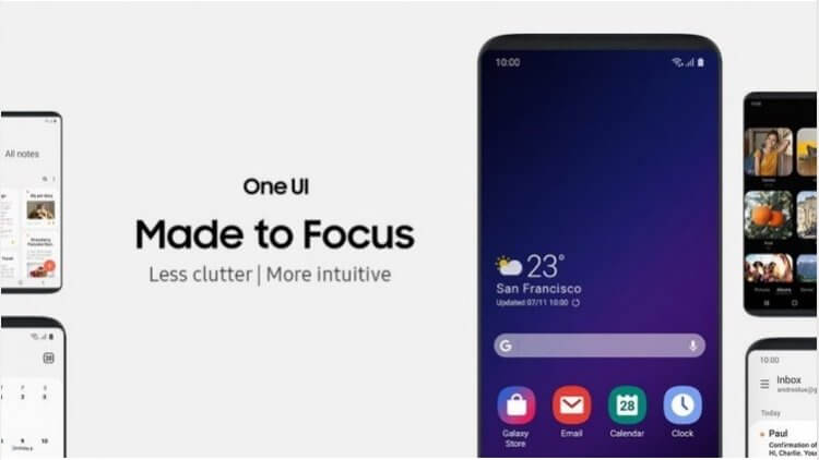 Лончер Samsung One UI 2.0 получит все главные фишки Android Q. One UI получит нововведения Android Q в лице Digital Wellbeing и режима Focus Mode. Фото.
