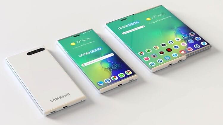 Samsung признаёт провал Galaxy Fold? Иначе как назвать этот новый патент. Новый взгляд на старые добрые слайдеры от Samsung. Фото.