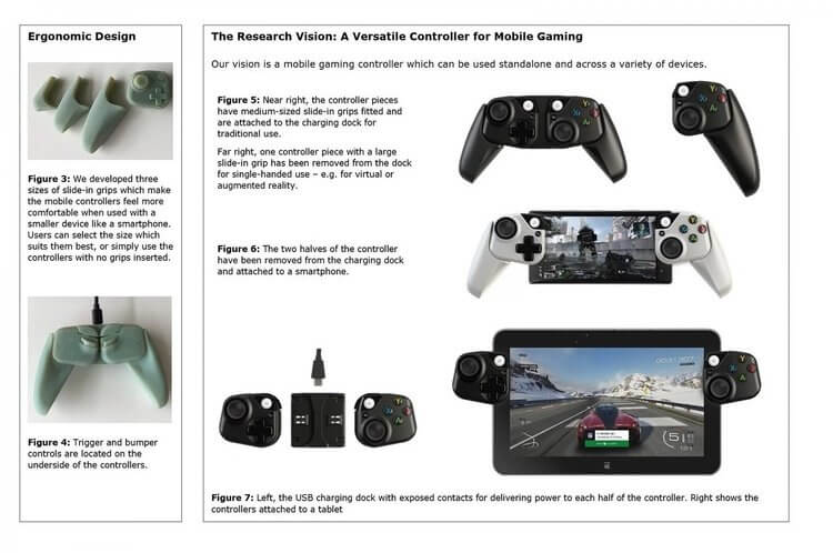 Необычные мобильные контроллеры от создателей Xbox. Играть в игры с Xbox на сенсорном экране будет попросту неудобно. Фото.
