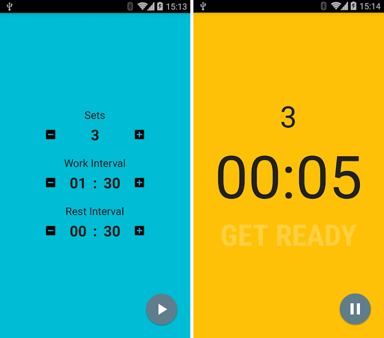 Пятерка новых Android-приложений и игр, которые вам стоит попробовать. Interval Timer. Приложение для тренировок. Фото.