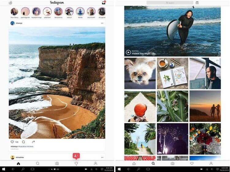 Как выкладывать фото и видео в Instagram с компьютера. Загрузите официальное приложение для Windows 10. Фото.