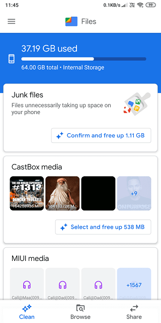 5 приложений для очистки вашего Android-смартфона. Files by Google. Фото.