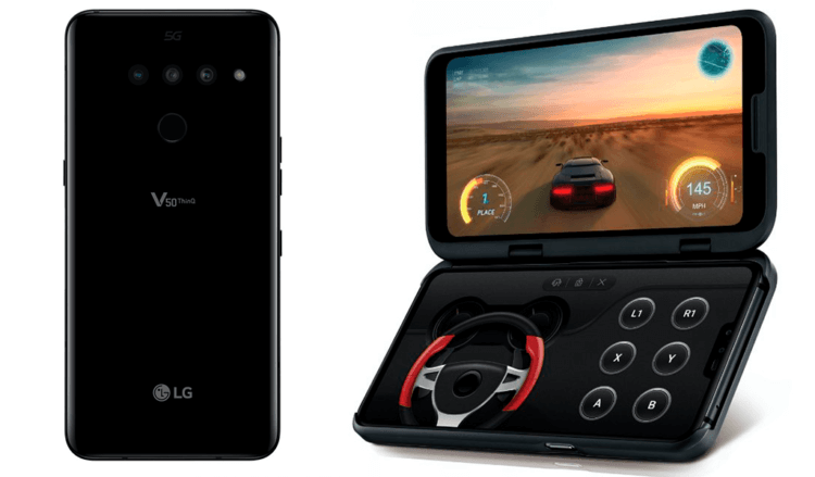 Лучшие Android-смартфоны с тройной камерой. LG V50 ThinQ. Фото.
