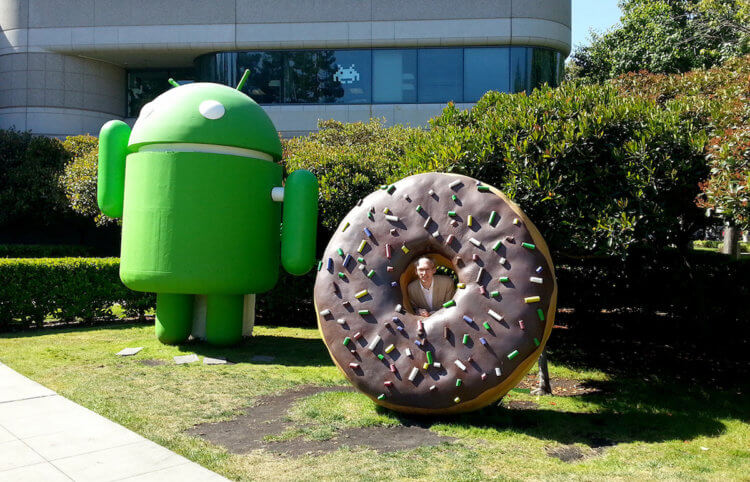 Какие были версии Android. Donut. Фото.