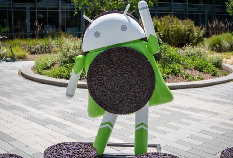 Какие были версии Android. Oreo. Фото.