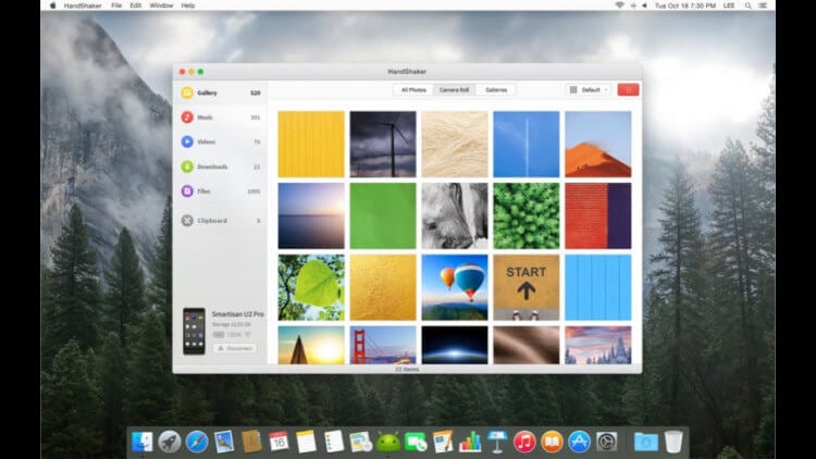 Как перенести файлы с Android на Mac. HandShaker — одно из лучших средств для передачи файлов между MacOS и Android. Фото.